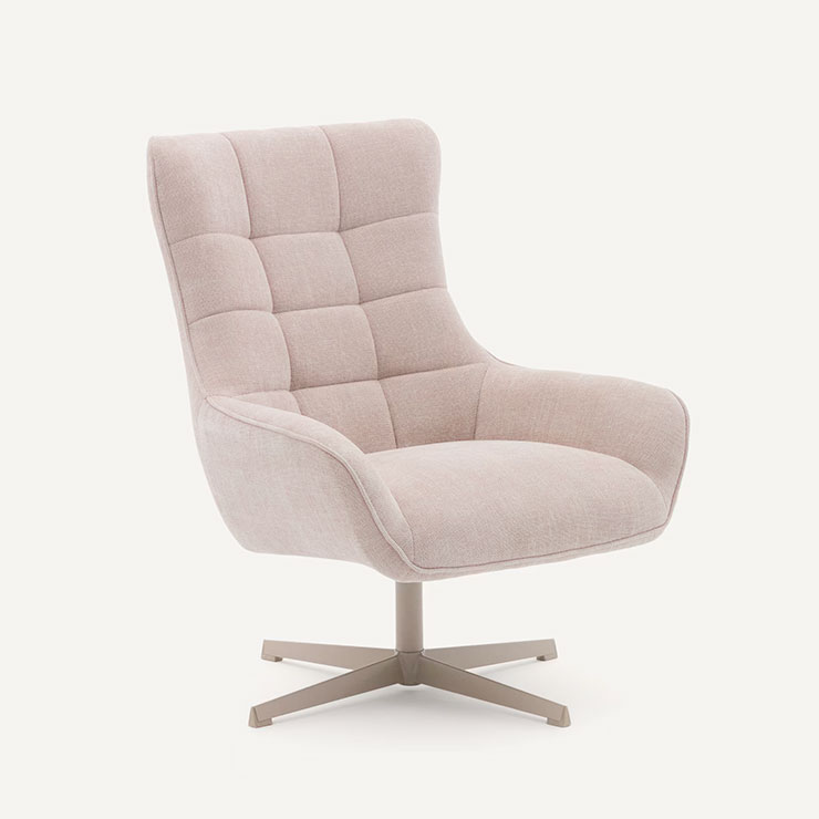 Teryl Swivel Armchair & Footrest - Image 3