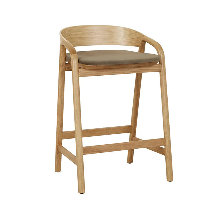 Tolv Inlay Upholstered Barstool