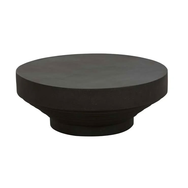 Mauritius Drum Coffee Table Black