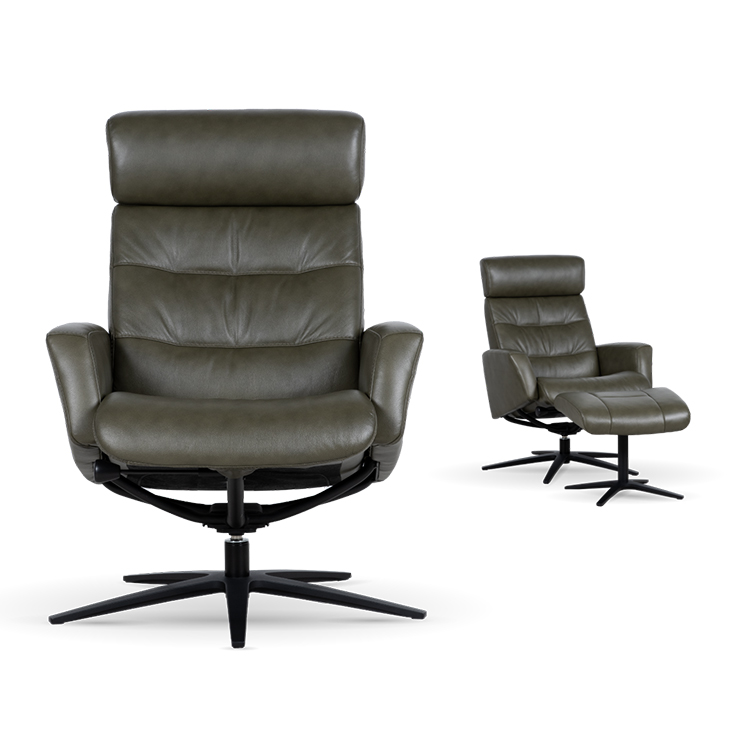 Ruby Recliner Swivel Armchair - Image 4